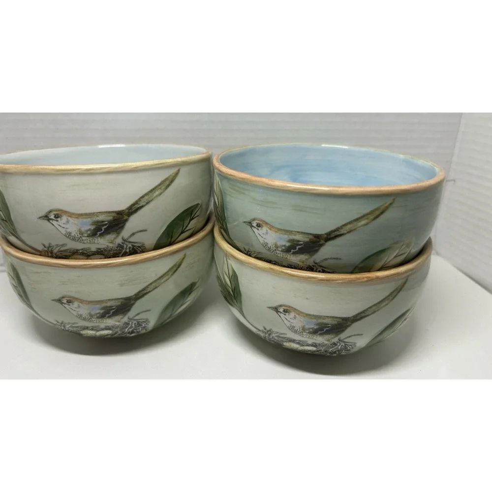 Fitz & Floyd Fitz Floyd Fitz And Floyd Toulouse Small Fruit Bowls Set Of 4 PO39k